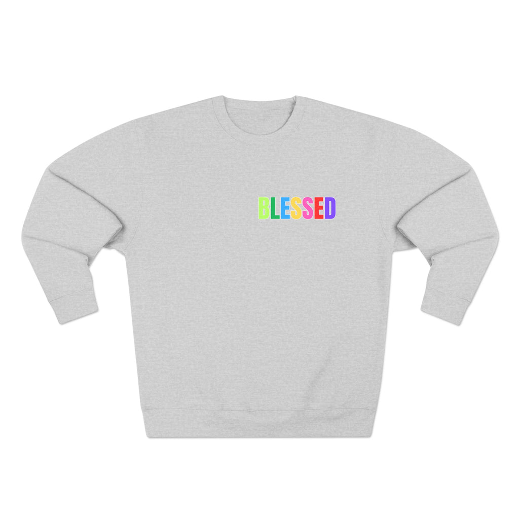 BLESSED Multi-Color Unisex Crewneck Sweatshirt