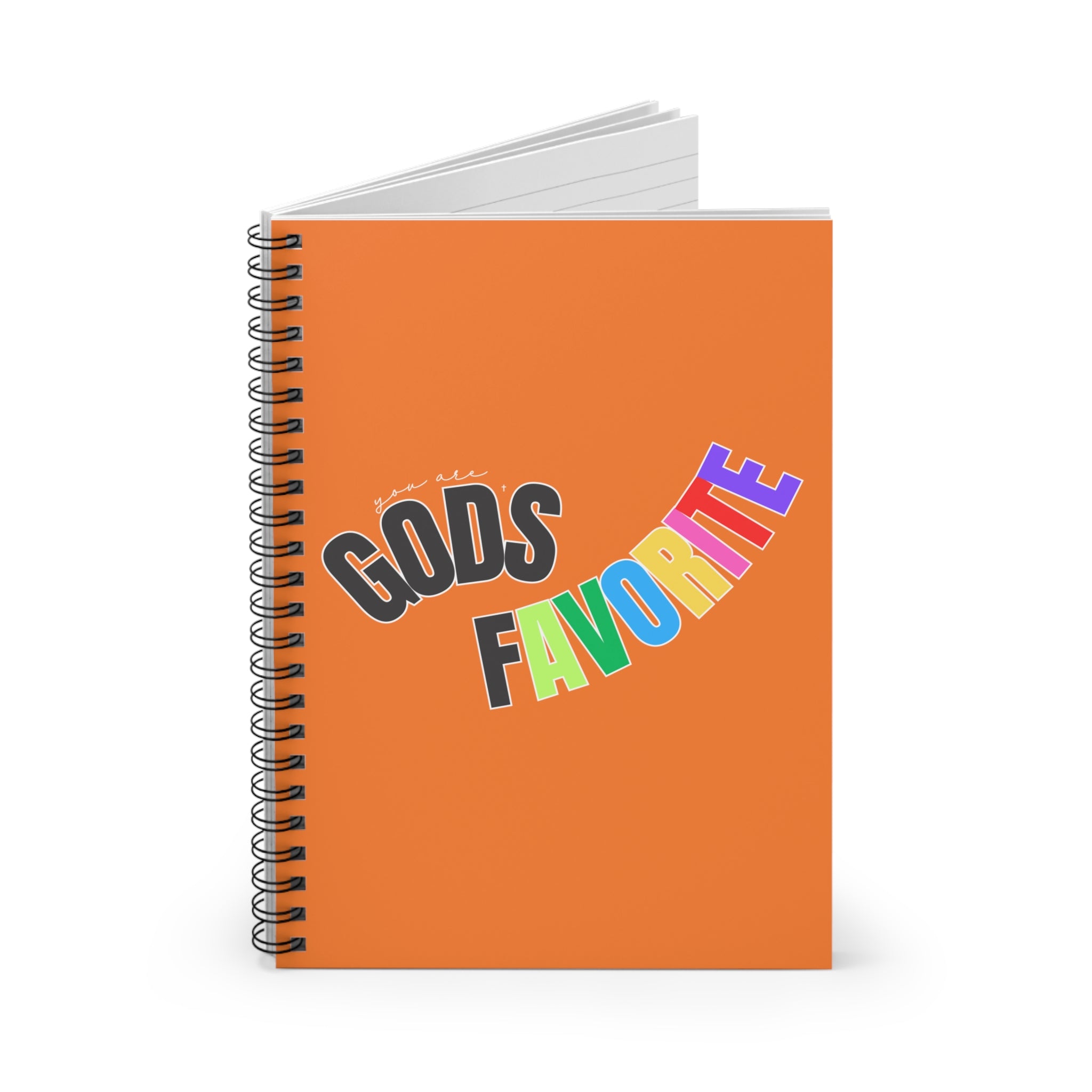 "You Are God’s Favorite" Spiral Notebook — 6x8, 118 Pages