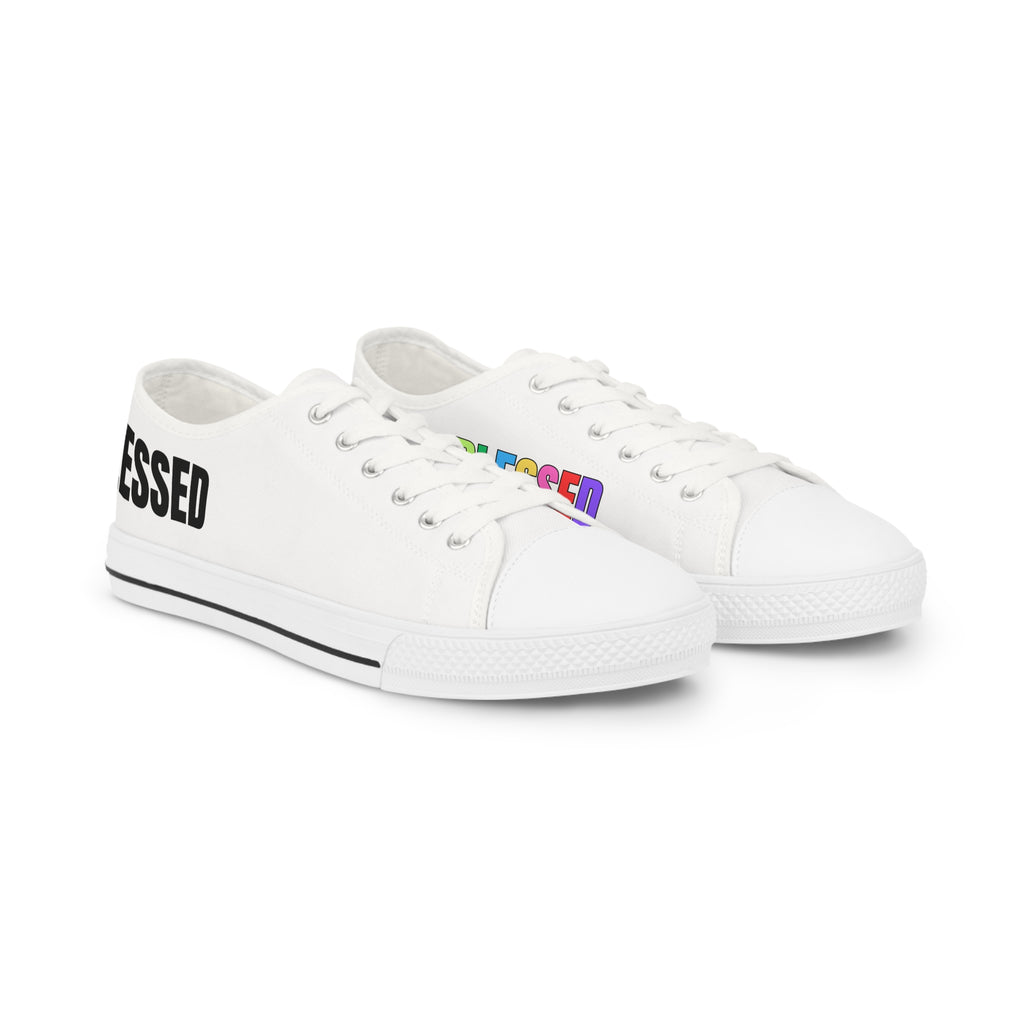 BLESSED Men's Low Top Sneakers