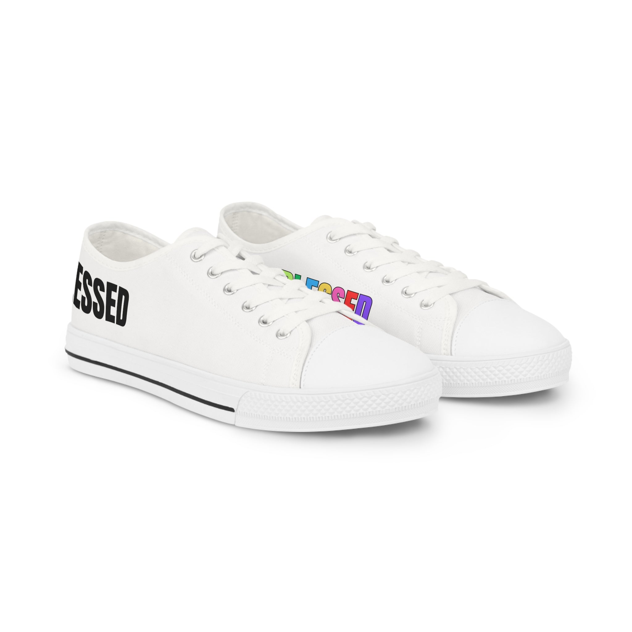 BLESSED Men's Low Top Sneakers