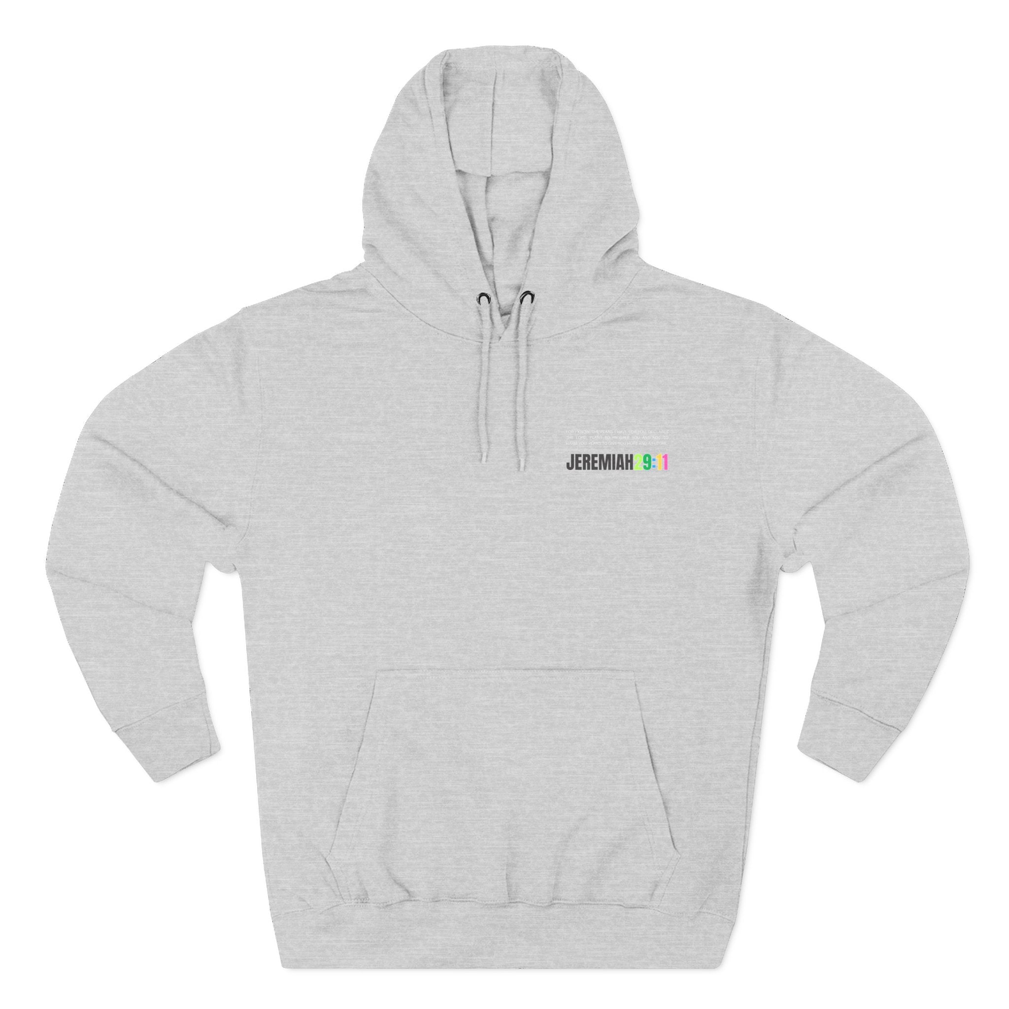 Jeremiah 29:11 Unisex Hoodie — “Plans to Prosper You”