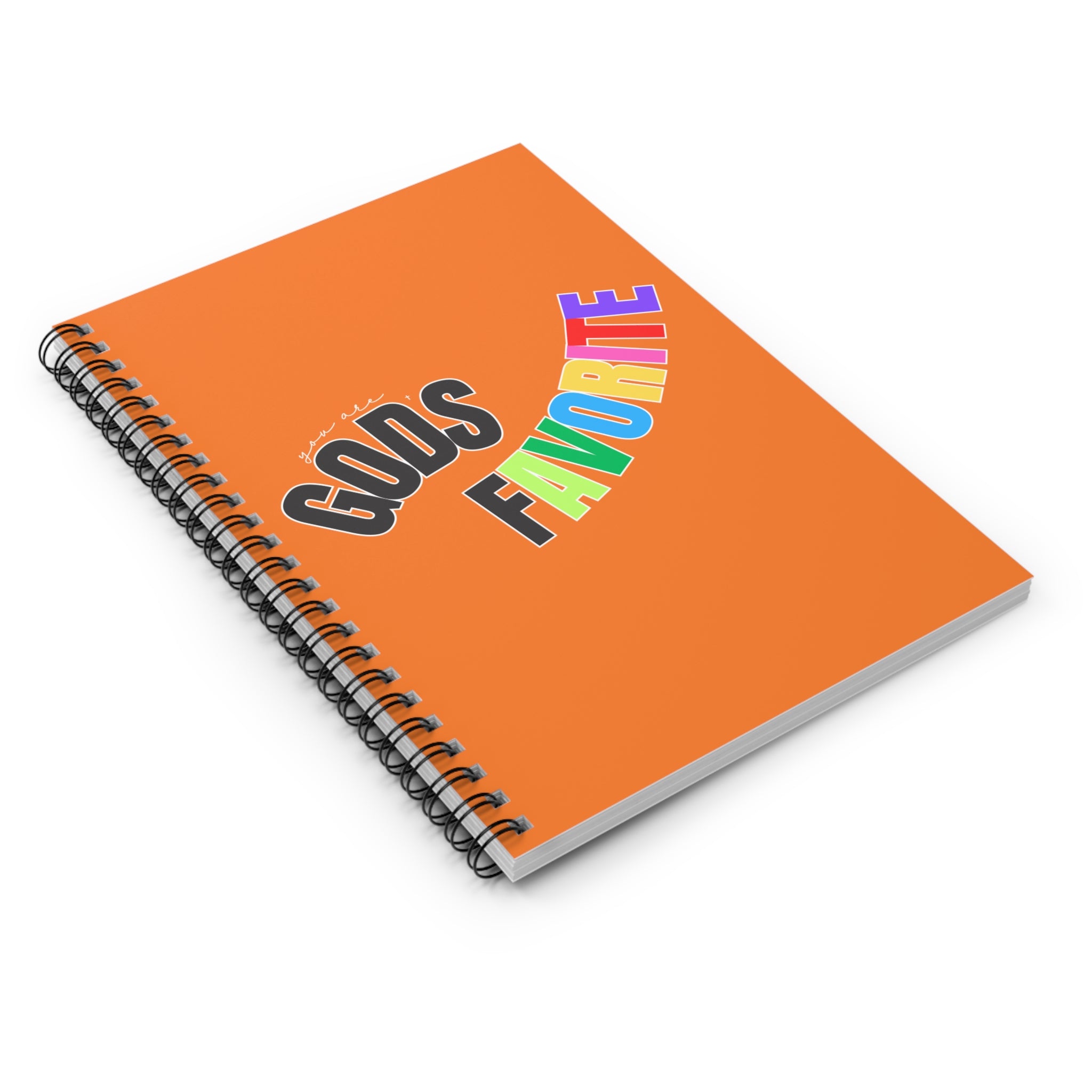 "You Are God’s Favorite" Spiral Notebook — 6x8, 118 Pages