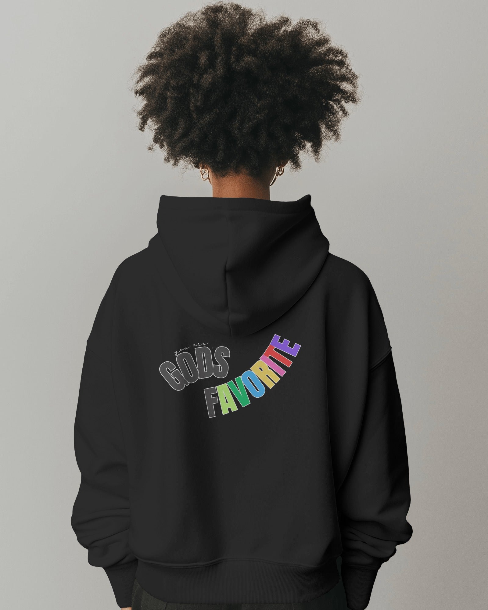 “You Are God’s Favorite” Back-Print Unisex Heavy Hoodie (Multi-Color)