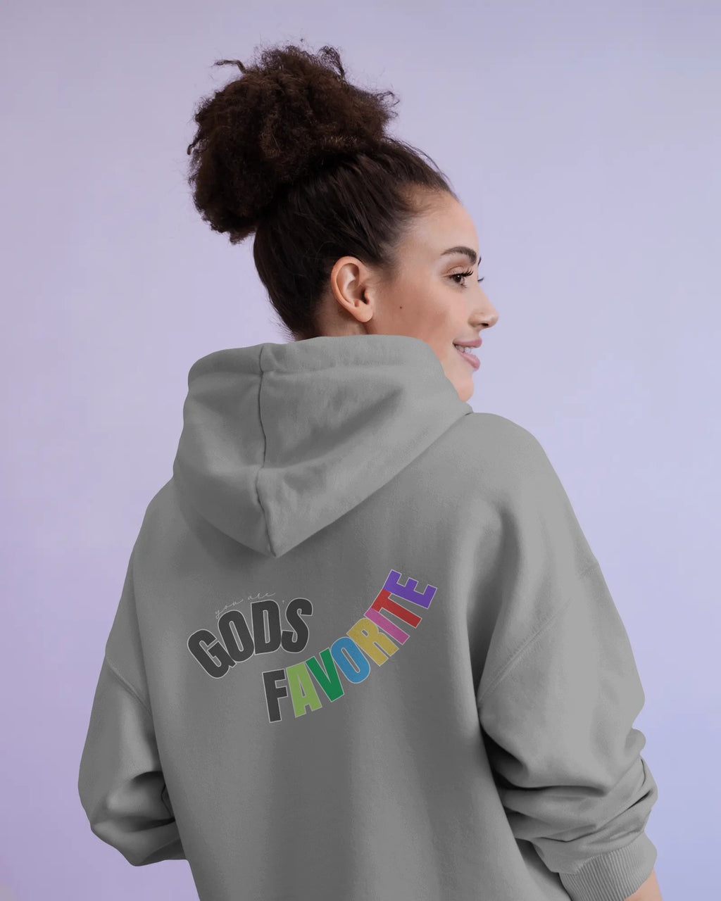 “You Are God’s Favorite” Back-Print Unisex Heavy Hoodie (Multi-Color)