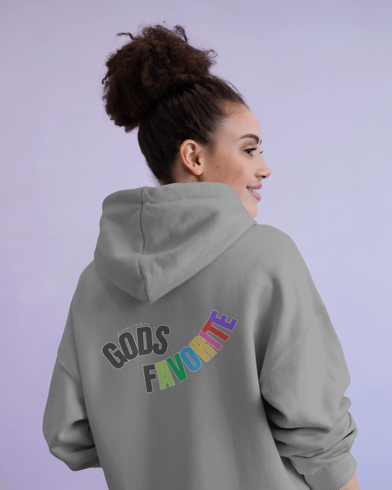 “You Are God’s Favorite” Back-Print Unisex Heavy Hoodie (Multi-Color)