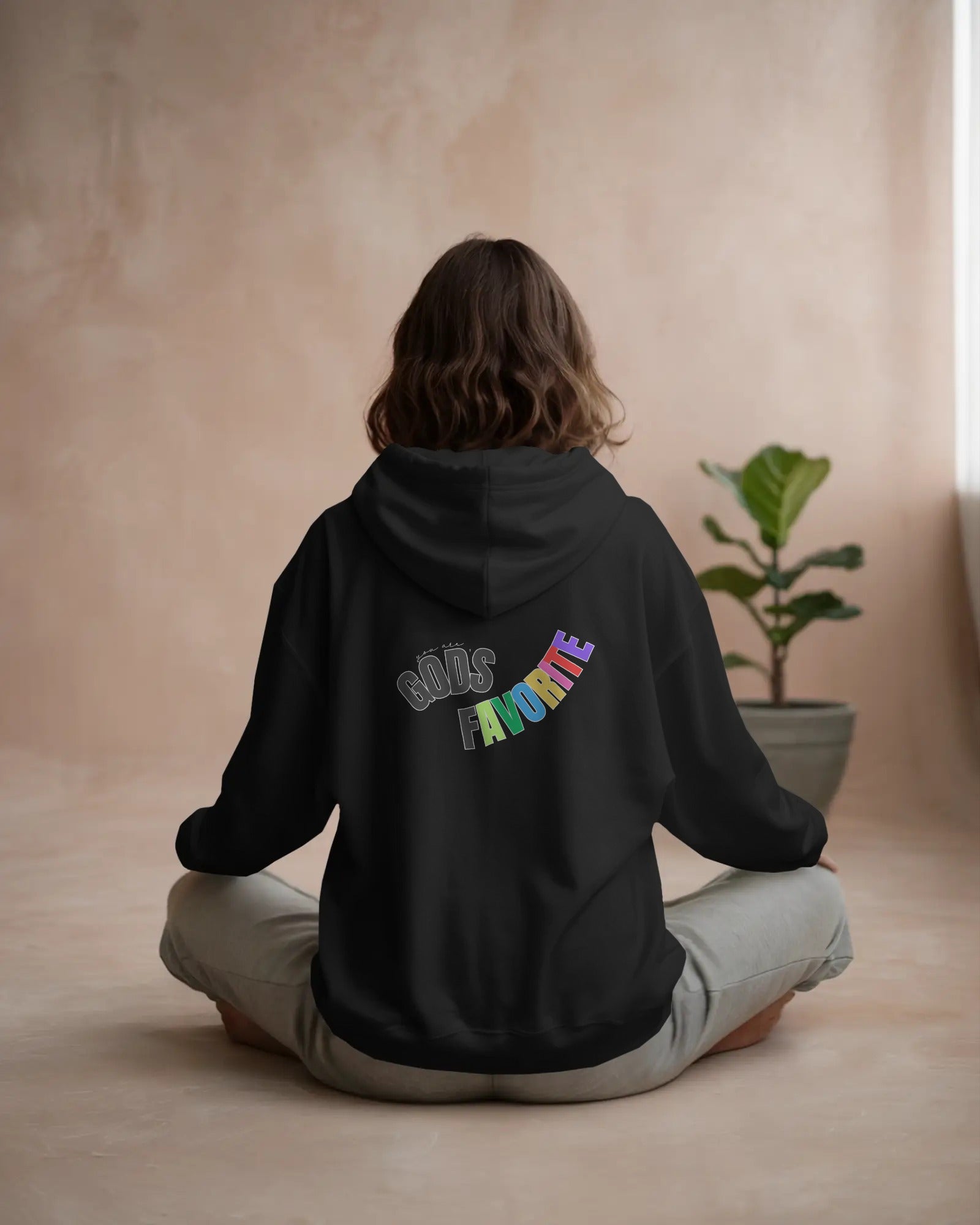 “You Are God’s Favorite” Back-Print Unisex Heavy Hoodie (Multi-Color)
