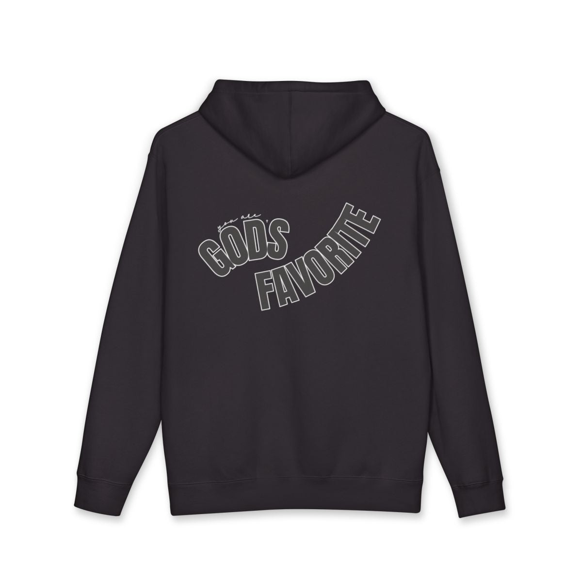 'You Are God's Favorite' Back-Print Unisex Hoodie