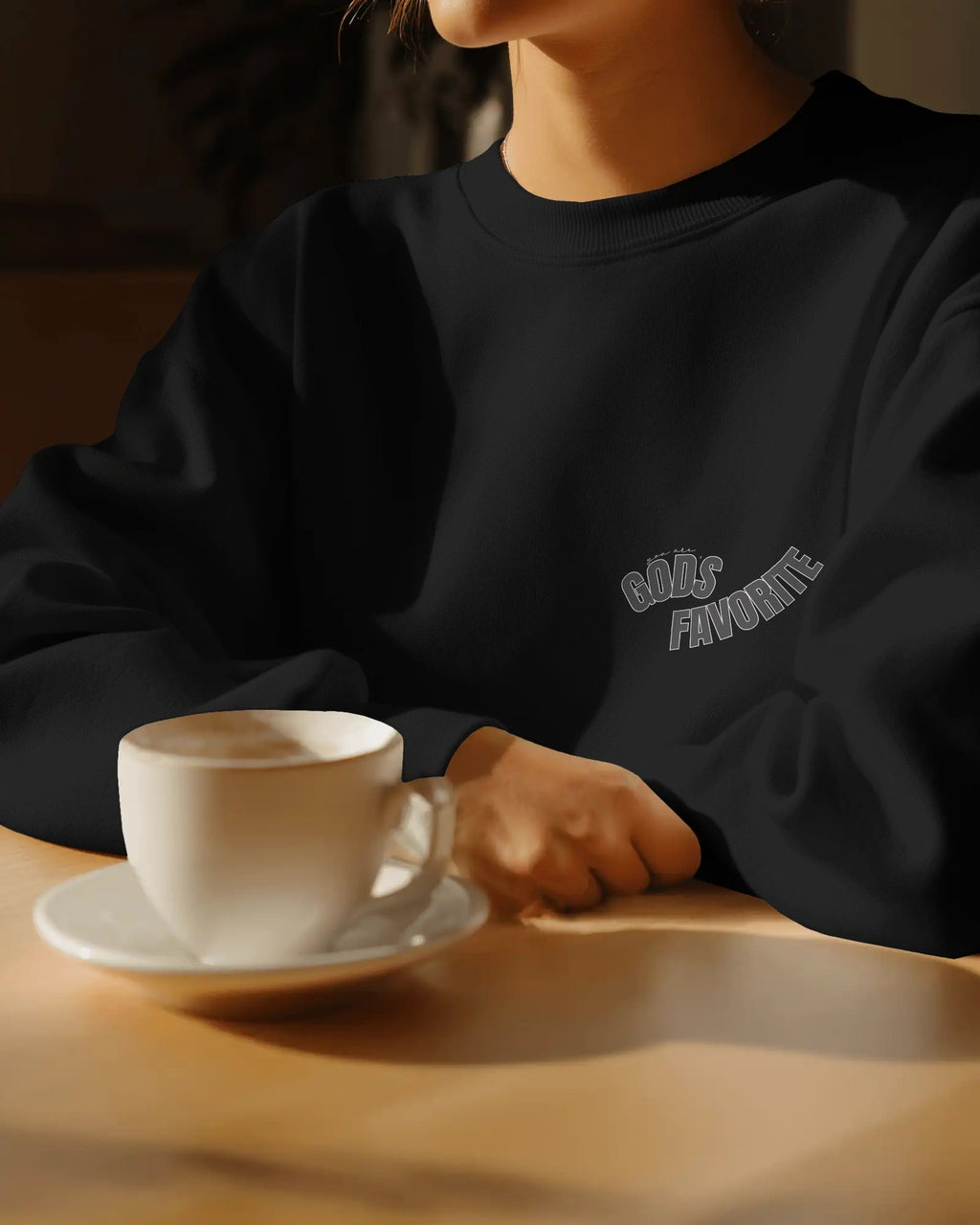 'You Are God's Favorite' Crewneck Unisex Champion Sweatshirt