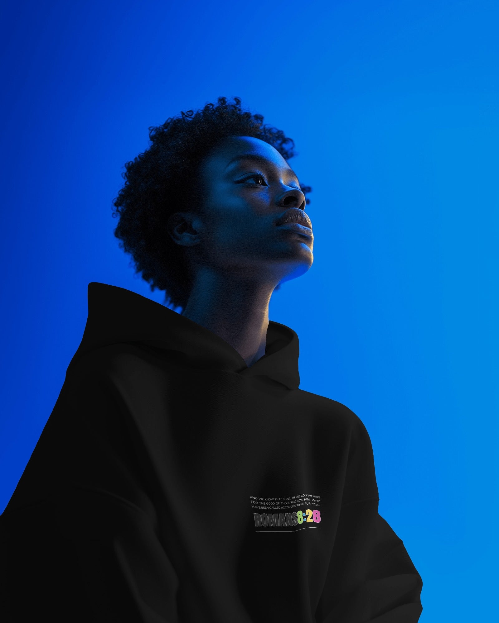 Romans 8:28 — “All Things Work Together for Good” Unisex Hoodie