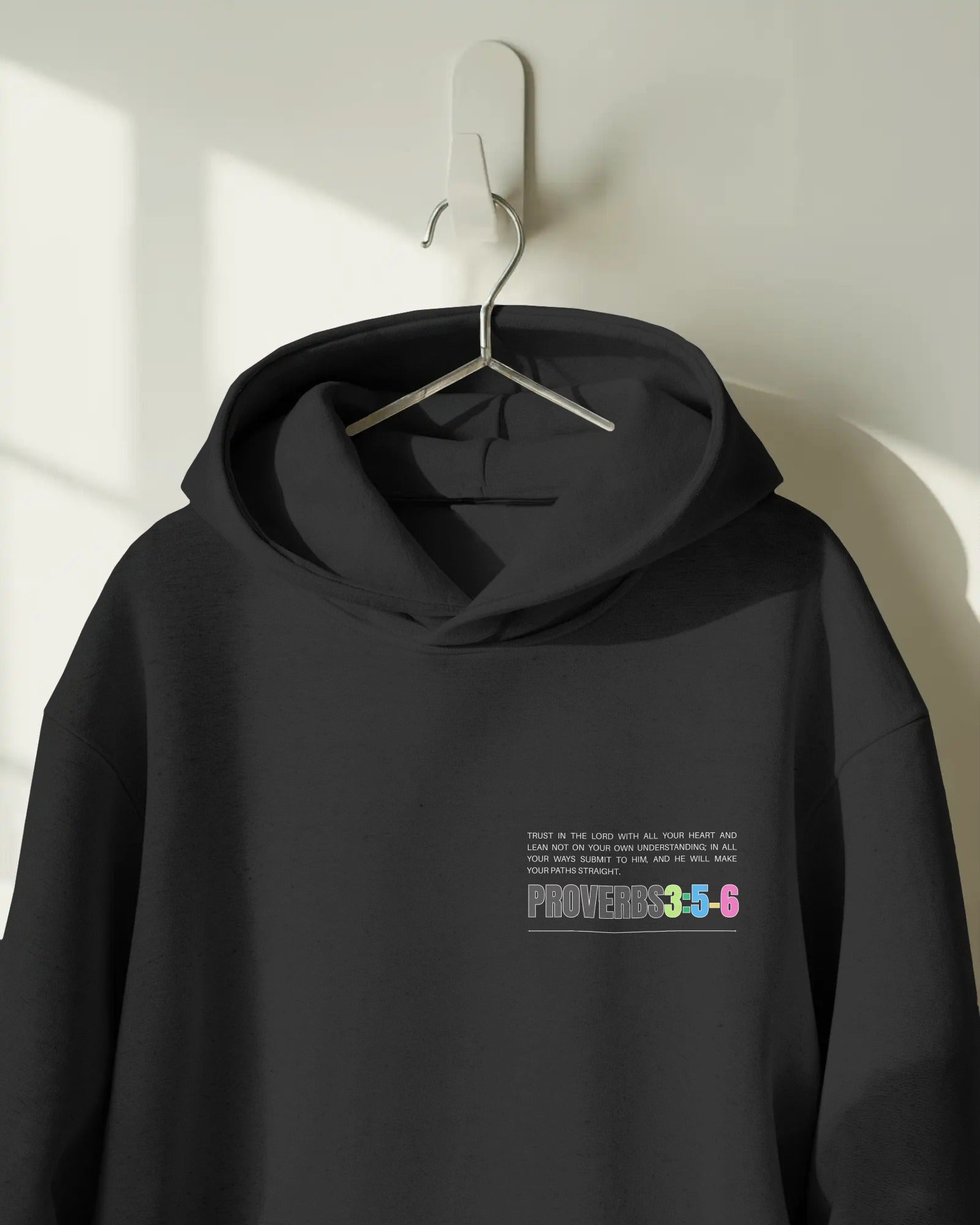 Proverbs 3:5–6 Unisex Hoodie - "Trust in The Lord"
