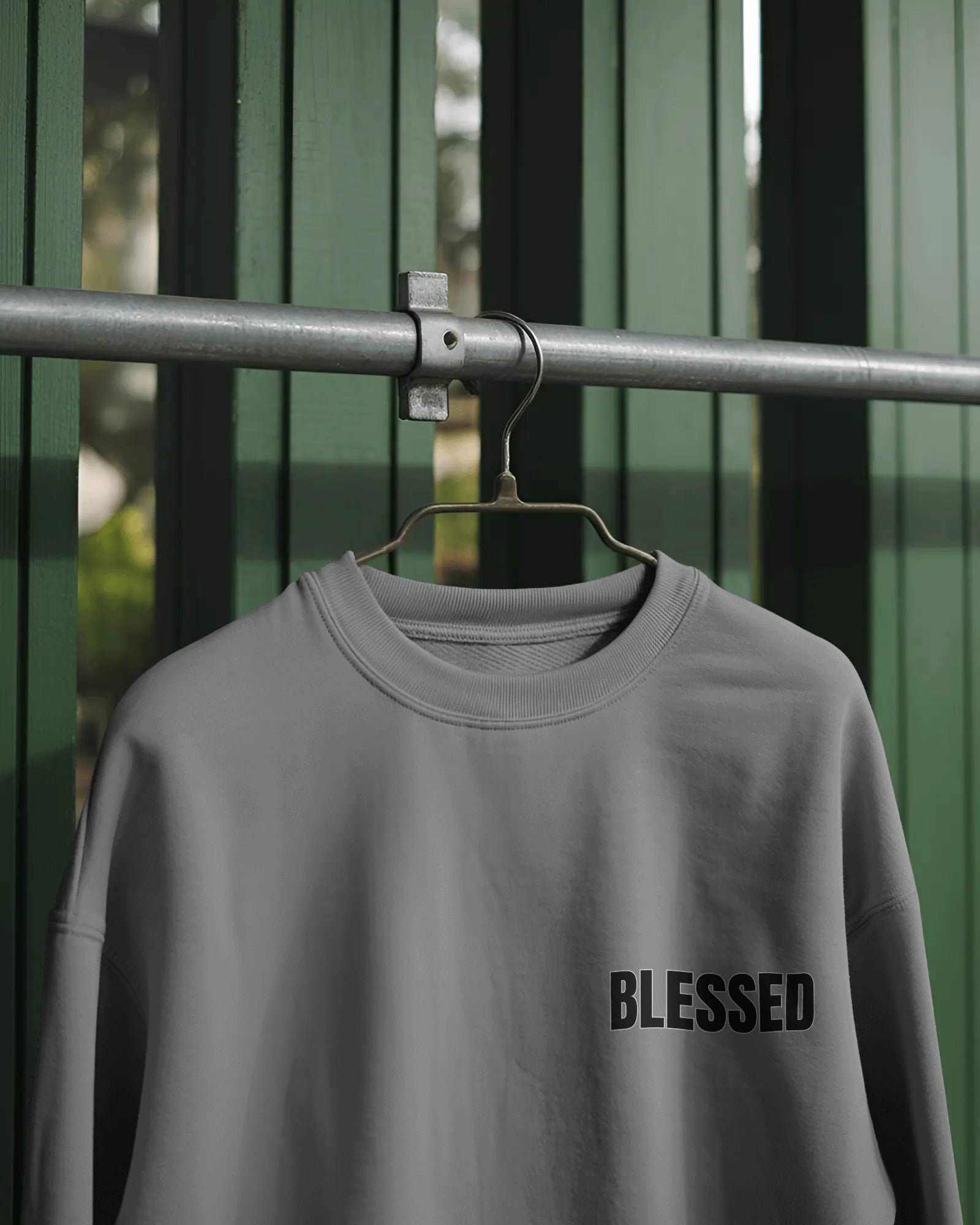 BLESSED Unisex Crewneck Sweatshirt - Black Print