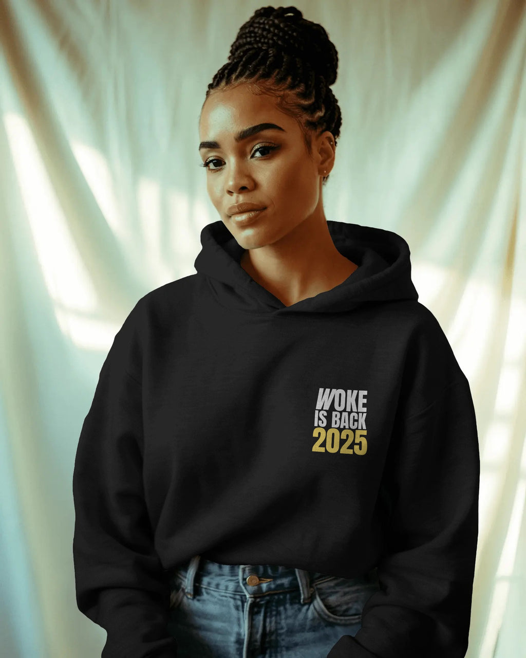 Woke Is Back 2025 Fleece Hoodie