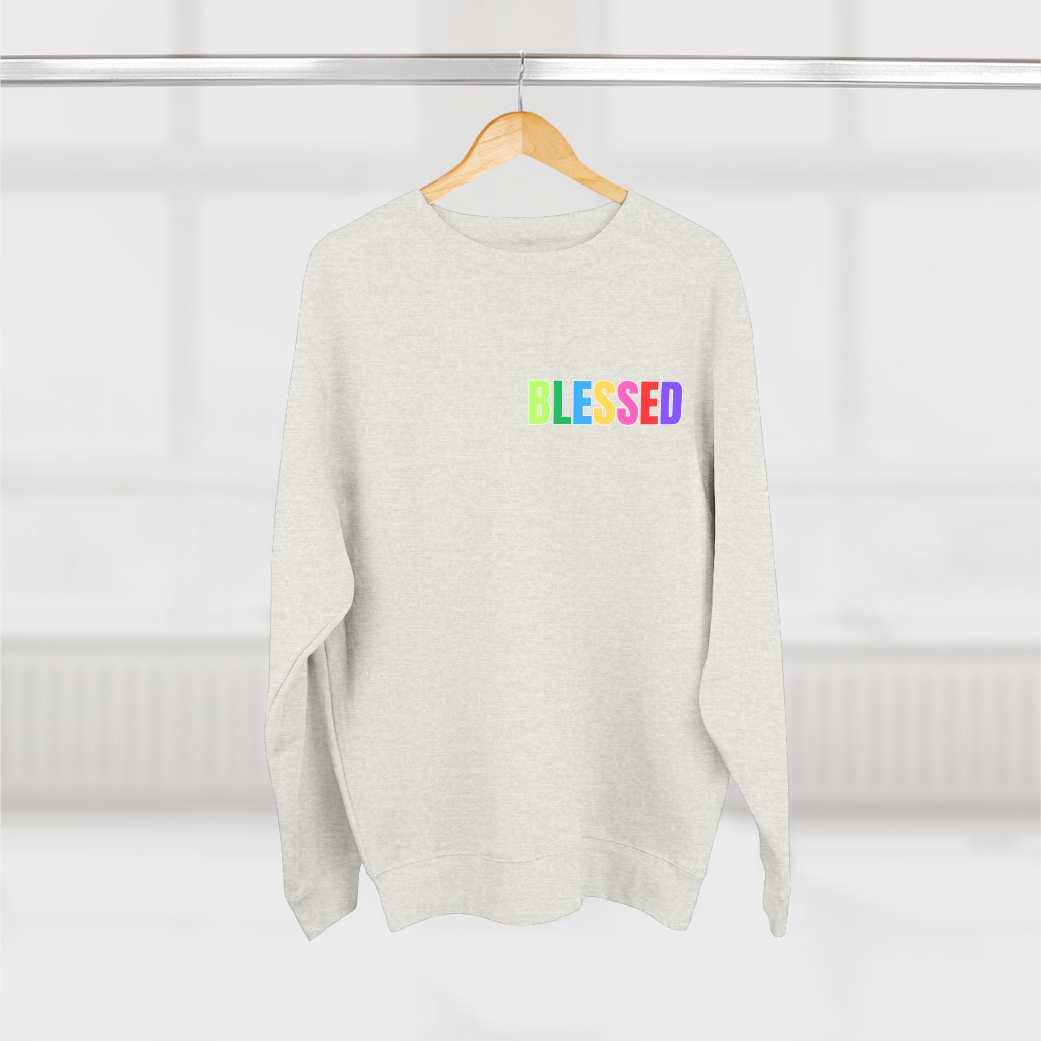 BLESSED Multi-Color Unisex Crewneck Sweatshirt