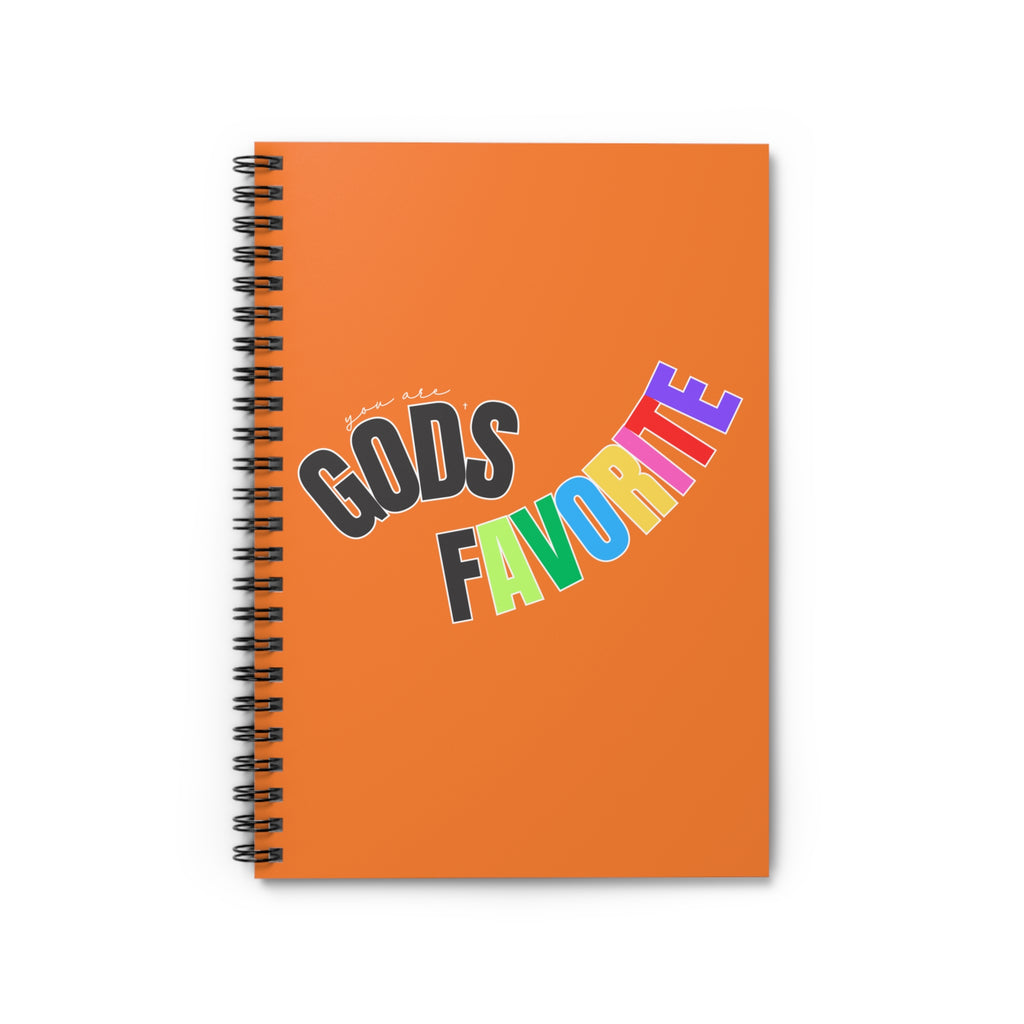 "You Are God’s Favorite" Spiral Notebook — 6x8, 118 Pages