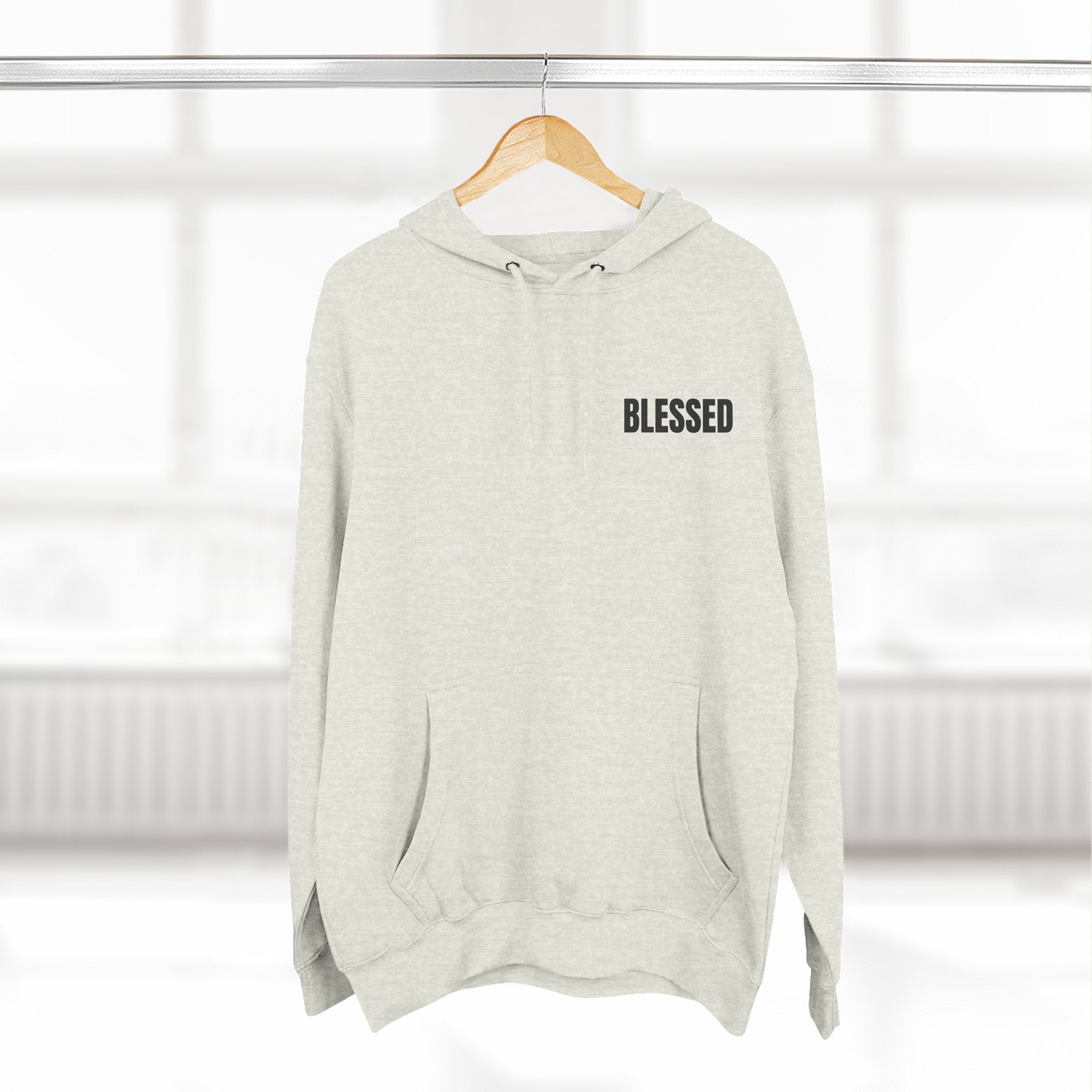 BLESSED Unisex Hoodie - Black Print