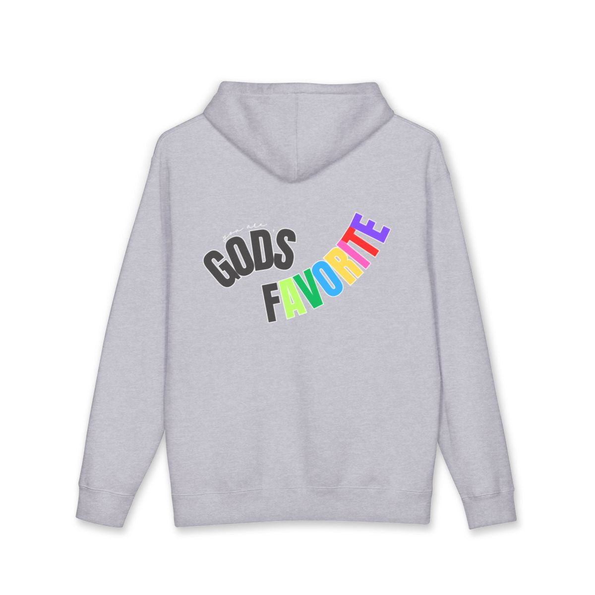 “You Are God’s Favorite” Back-Print Unisex Heavy Hoodie (Multi-Color)