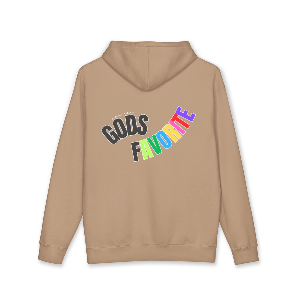 “You Are God’s Favorite” Back-Print Unisex Heavy Hoodie (Multi-Color)